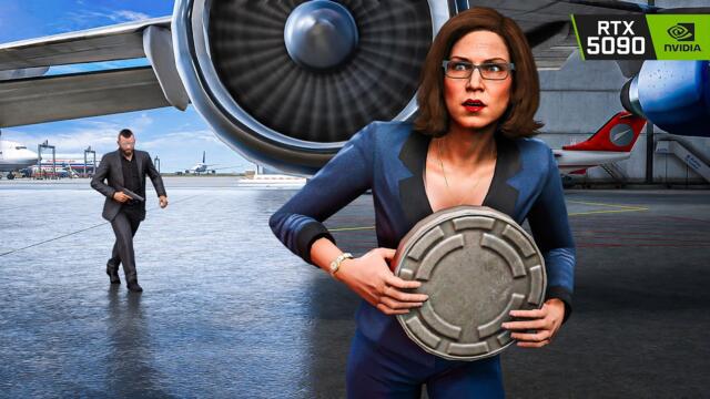 GTA 5 'Legal Trouble' Mission 8K Gameplay | RTX 5090 Remastered Graphics MOD