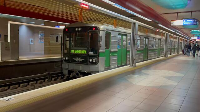 Софийското метро — станция "Стадион "Васил Левски"" / Metro Sofia Vasil Levski stadium