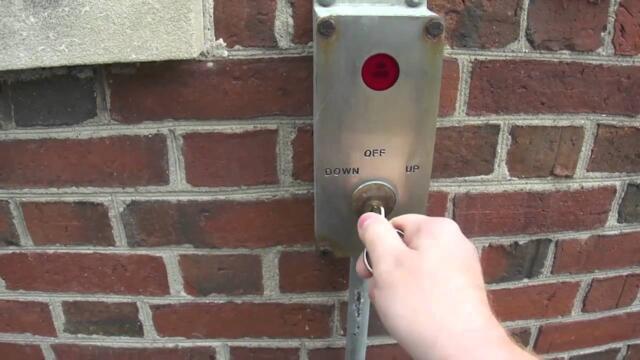 A YouTube first: a demonstration of a "sidewalk" elevator.