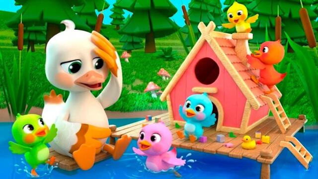 5 Little Ducks Went Out One Day - Counting for Kids | Lalafun