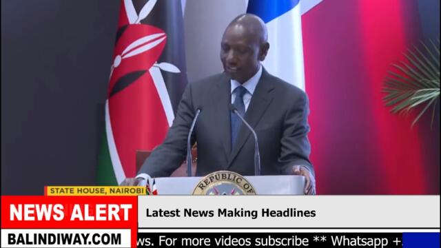 Pres Ruto Full Powerful speech today in State House infront of France President Emmanuel Macron!