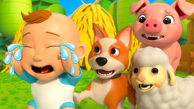 Don’t Cry Coco the Farm Animals are Here! Kindergarten Nursery Rhymes for Preschool | Kids Songs