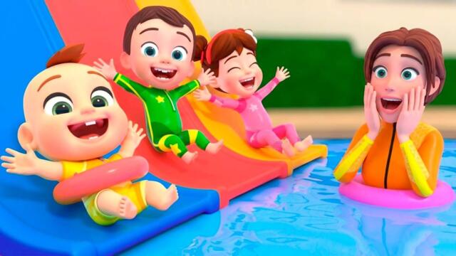 Me Too! Let's Splash in the Pool | Newborn Nursery Rhymes
