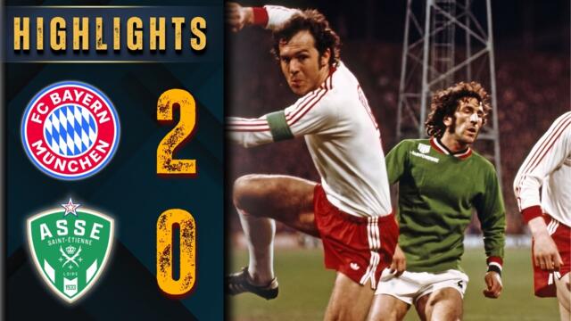 Beckenbauer sends Bayern to the final | Bayern Munich vs. AS Saint-Étienne | European Cup 1974/75