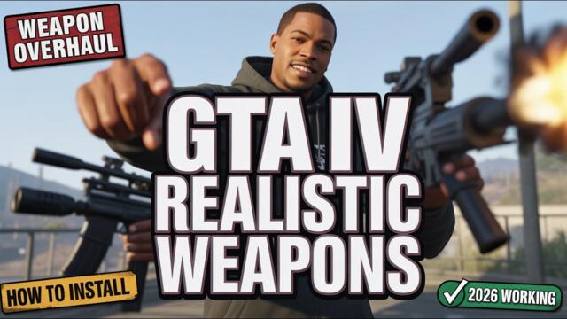 How to Install Realistic Weapon Overhaul Mod in GTA IV (2026)