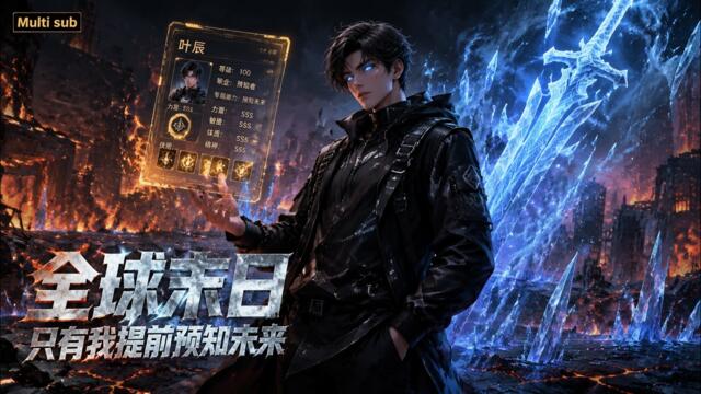 【AI Anime】💥💥💥游戏实力能具现到现实？开局觉醒多项异能，叶晨：这末日，我包场了！《全球末日，只有我提前预知未来》|Multi sub #国产动漫#次元动漫  #破界 #動漫