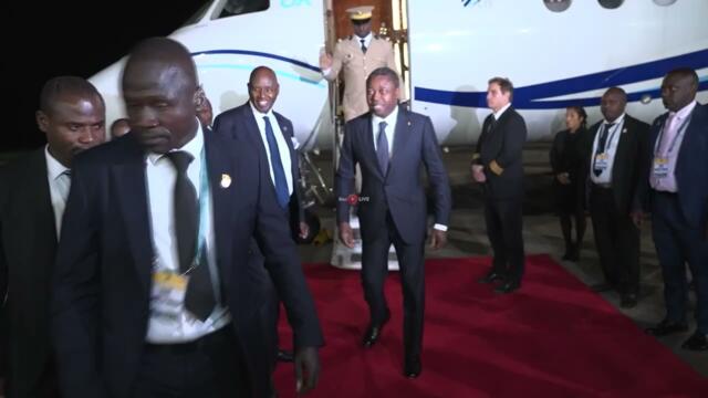 Togo President Faure Essozimna Gnassingbé arrives in Uganda for President Museveni’s swearing-in