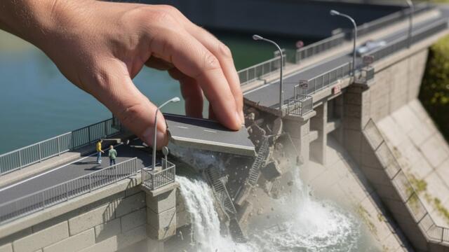Dam Crack Emergency 😱🌊 Mini Rescue Operation | Realistic Miniature Diorama
