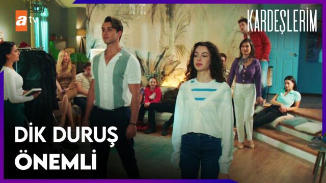 Asiye & Doruk defile provasında podyum savaşı 💃😂-Kardeşlerim 90  Bölüm