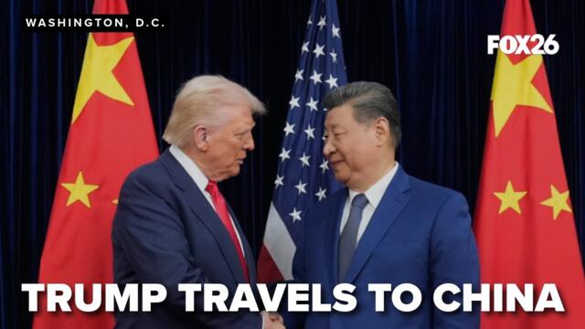 President Trump travels to China with Tesla's Elon Musk and Apple's Tim Cook