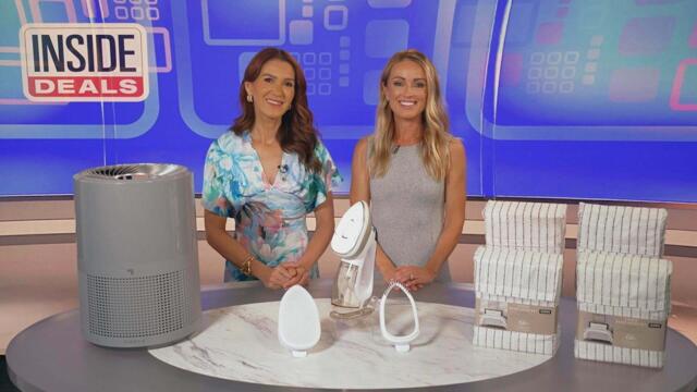 Inside Deals: Sharper Image Air Purifier, Conair Iron and Steamer, Chic Home Duvet Set—Up to 68% Off