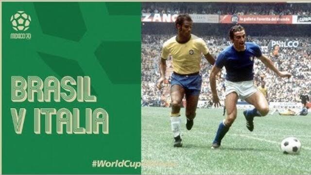 fifa 1970 full match Italy vs brazil