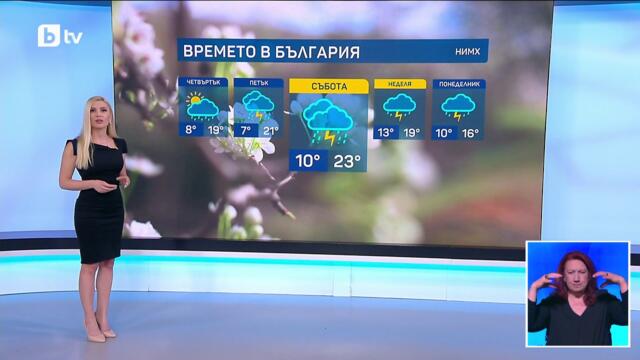 bTV Времето (13.05.2026 - централна емисия)