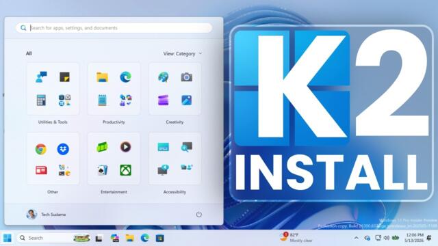 Windows K2 ISO Download & Install 🔥 Low Latency Profile for Gaming & New Microsoft OS Features!