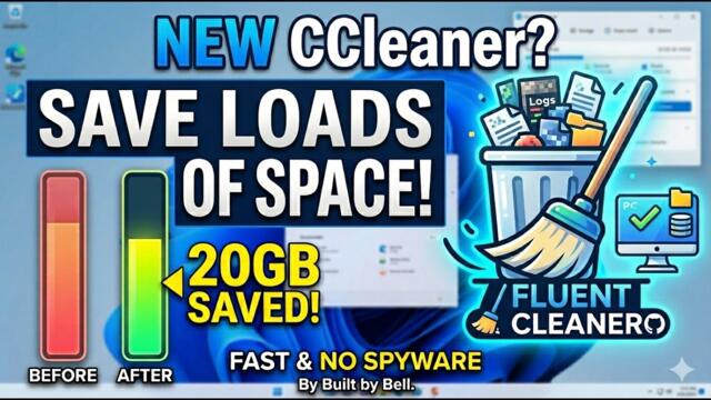 CCleaner Is BACK! Remove Windows Junk Files With FluentCleaner