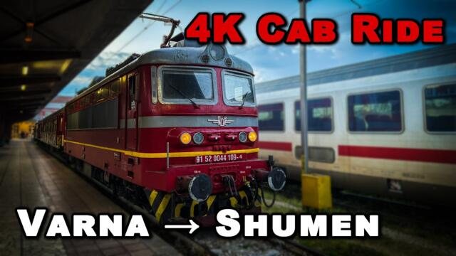 4K Cab Ride Varna → Shumen 🇧🇬 | Full 2 Hours Journey with Railway Signal Explanations