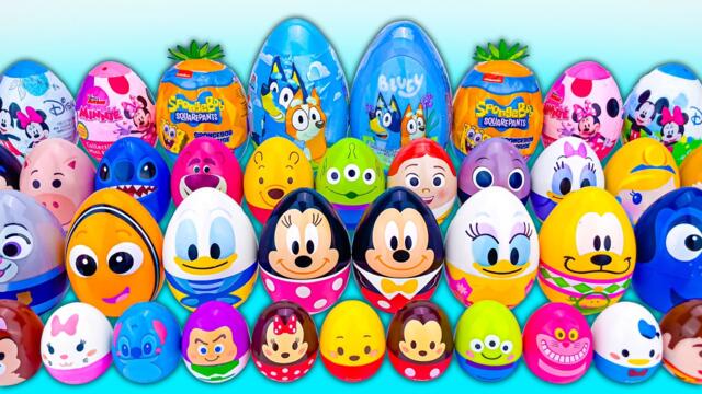 ASMR DISNEY SQUISHY Mystery Toys UNBOXING | Mickey Mouse Clubhouse GIANT EGG SURPRISE OPENING