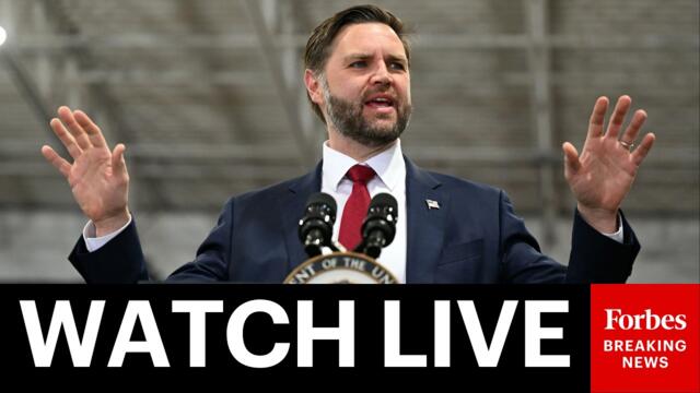 LIVE: Vice President JD Vance Delivers Remarks On Efforts To Combat Fraud In Bangor, ME
