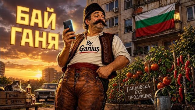 Бай Ганьо пред блока: цървули, смартфон и люти чушки 🇧🇬❤️