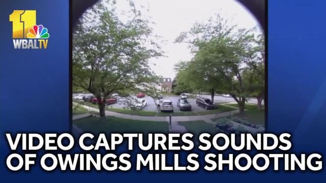 Video captures sound of gunfire in Owings Mills shooting