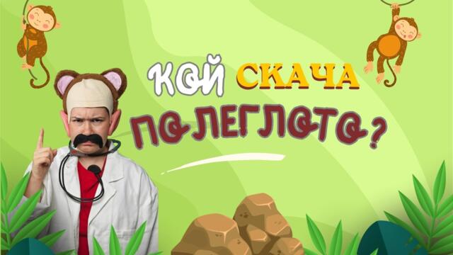 Животни, смях и игра 🐘🐒 Хайде да се забавляваме 💛