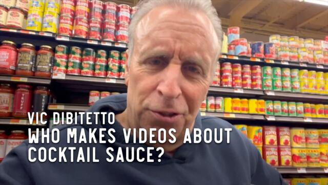 Who makes videos about cocktail sauce?