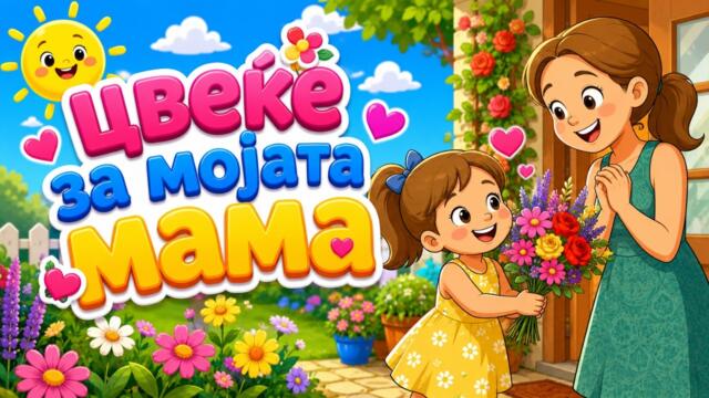Цвеќе за мојата мама 🌸 Cvekje za mojata mama | Детски Песни