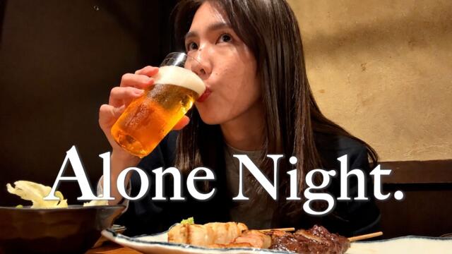 Alone in Tokyo After Work at 26 | 9pm–2am Cozy Night Routine | Stress, Beer 🍺 & Quiet Night