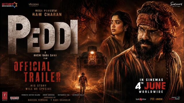 PEDDI Trailer (Hindi) | Ram Charan, Janhvi Kapoor | AR Rahman | Buchi Babu Sana