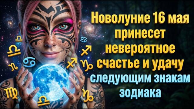 Новолуние 16 мая принесет невероятное счастье и удачу следующим знакам зодиака