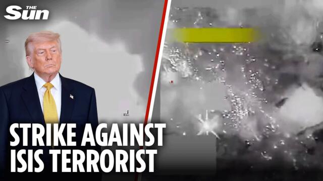 Moment ‘world’s most active terrorist’ & ISIS second-in-command is eliminated