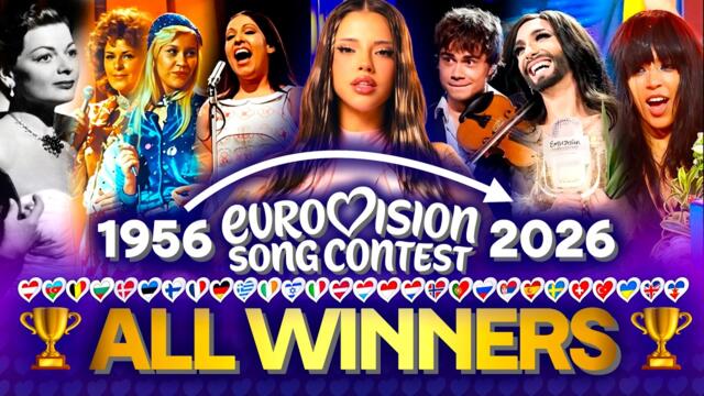 Eurovision - ALL WINNERS [1956-2026 RECAP]