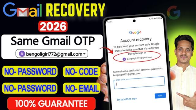 How to recover gmail account | Gmail recovery without verification code | 2 step verification gmail