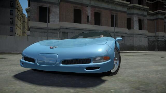 GTA IV CHEVROLET CORVETTE C5 CRASH TESTING