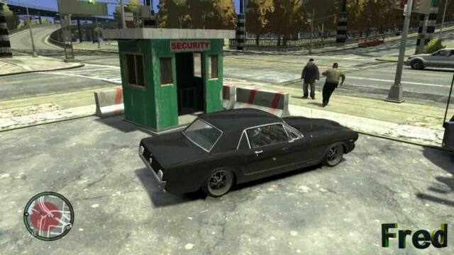 Grand Theft Auto IV - Gameplay with Ford Mustang GT MkI 1965 and Jet Plane HD 1080p