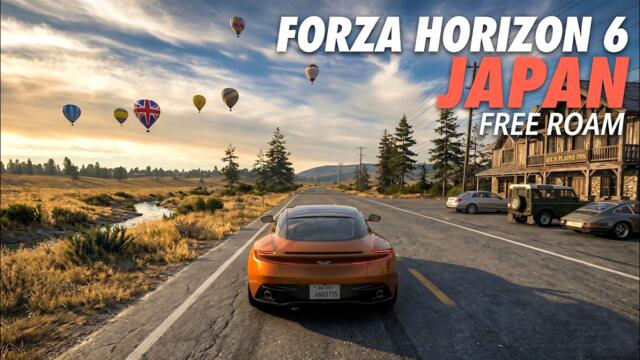 Forza Horizon 6: Free roam around Japan - NO HUD 4K 60FPS | Photorealistic Settings (Mod)