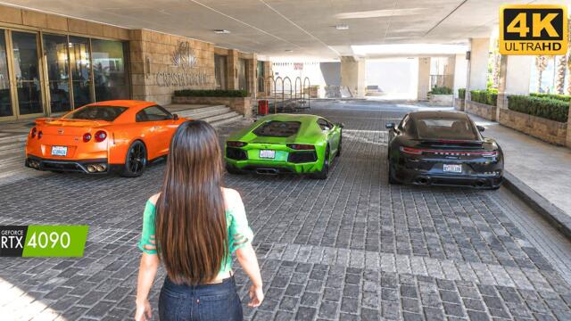 GTA 5 Enhanced Photorealistic NVE + LWE + NBV + Chromatix + LA Road with Realism Graphic Look Real