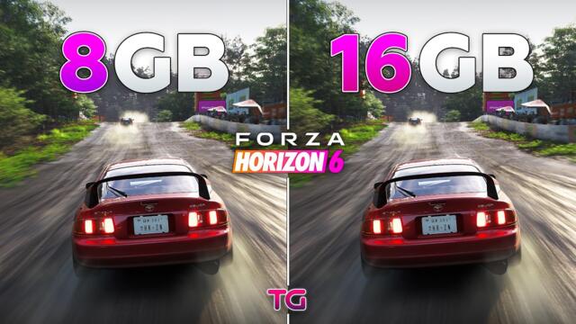 Forza Horizon 6 : 8GB vs 16GB VRAM | 1080p | 1440p | 4K