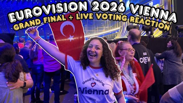 EUROVISION FİNALİNİ İZLEDİM! | Live Voting Reaction, Eurovision Village, EuroClub | VLOG