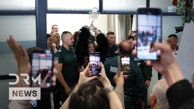 Historic Moment: Bulgaria’s Eurovision Winner Dara Arrives to Massive Celebration in Sofia | AA1E