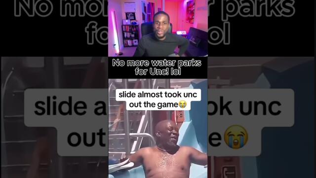 This was Unc's last day at the water park! 😂