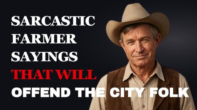 Sarcastic "Old Farmer" Sayings That Are So Sharp They Should Be Illegal | Fabulous Quotes