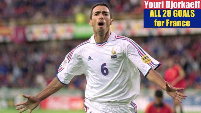Youri Djorkaeff ◉ All 28 Goals for France 🇫🇷