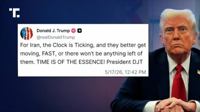 President Trump issues warning to Iran on social media: 'Clock is Ticking'