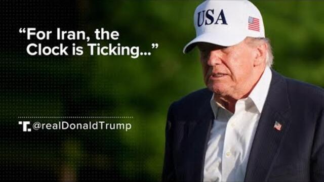 President Trump issues a new round of threats towards Iran