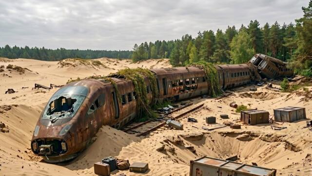 Abandoned Train Transformed into a Luxury Home in 4 Minutes