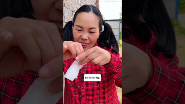 Chủ quán ăn phải "kẹo giấy" 🤣🤣 #anvat #haihuoc #giaitri