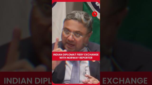 Tense Standoff Between Indian Diplomat Sibi George and Norway-Based Journalist