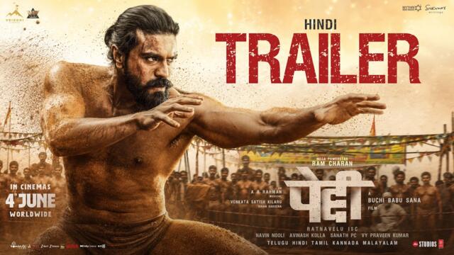 PEDDI Official Trailer - Hindi | Ram Charan | Janhvi Kapoor | AR Rahman | Buchi Babu Sana | T-Series