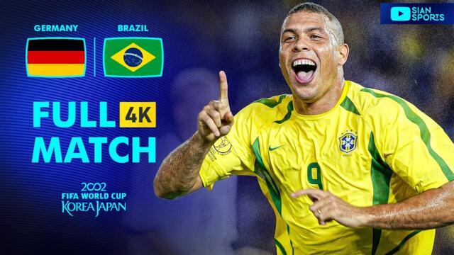 PARTIDA COMPLETA EM 4K: Alemanha v Brasil | 2002 Final Copa do Mundo